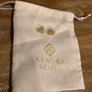Kendra Scott logo stud earrings